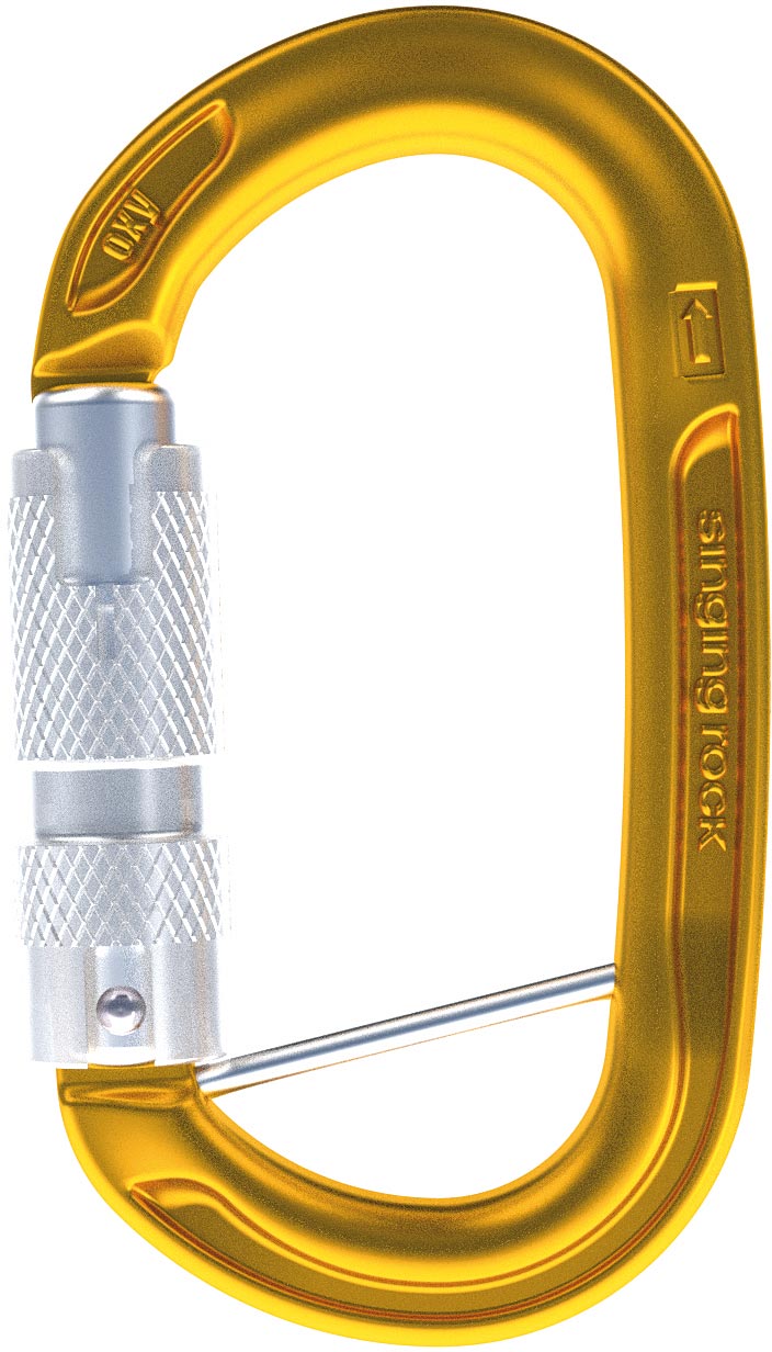 SINGING ROCK OXY Captive Bar Aluminum Gold - Climbing and Mountaineering Gear