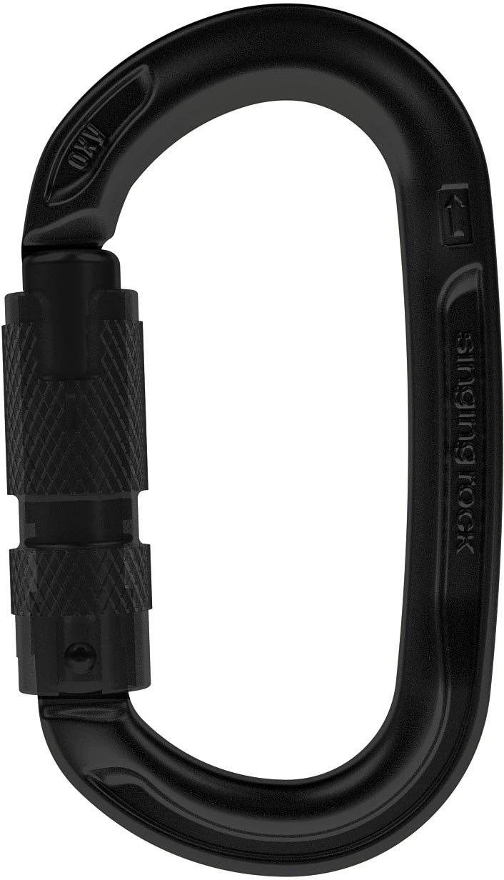 SINGING ROCK OXY Al Black Climbing Harness with Lightweight Design