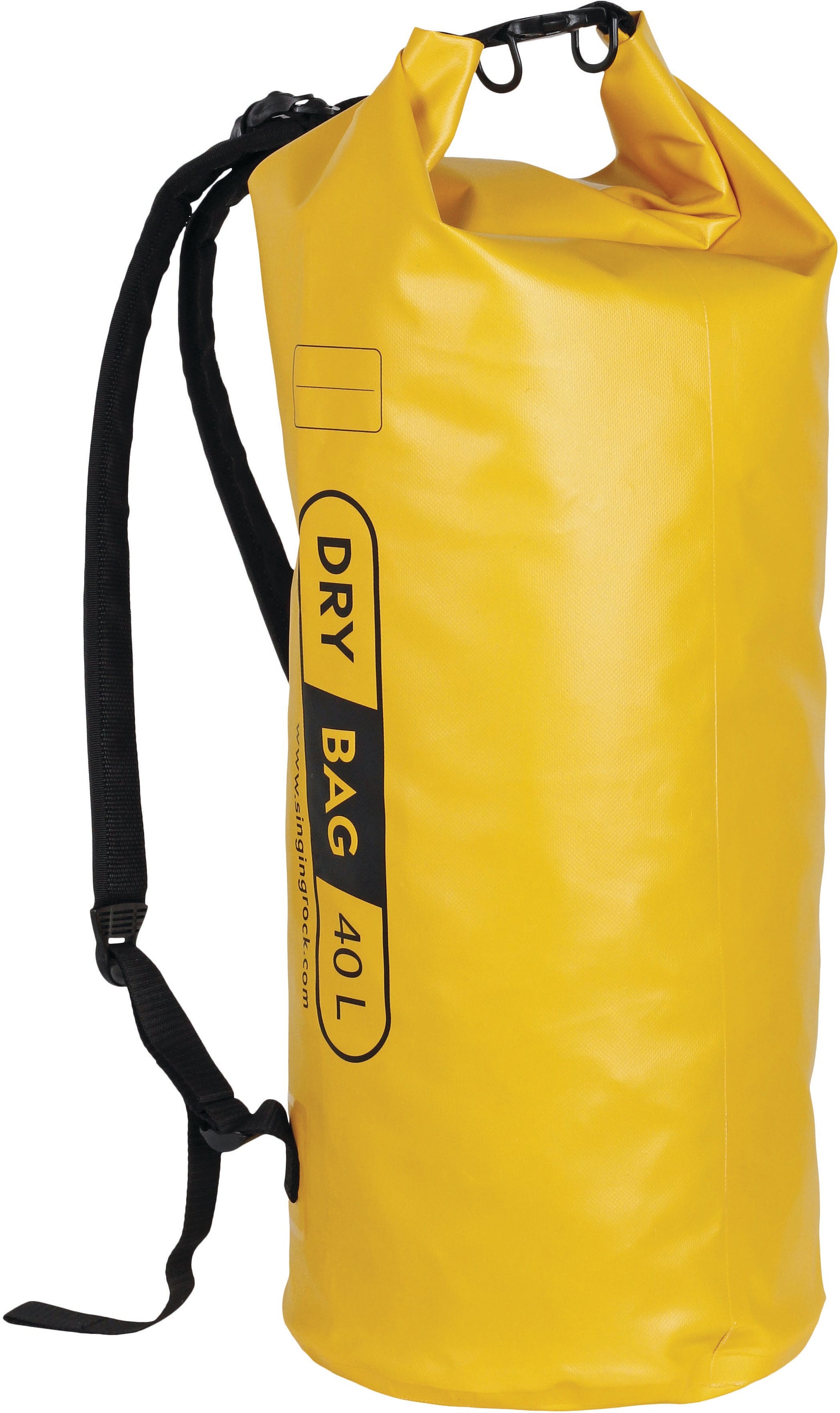 SINGING ROCK 40-Liter Yellow Dry Bag for Waterproof Storage
