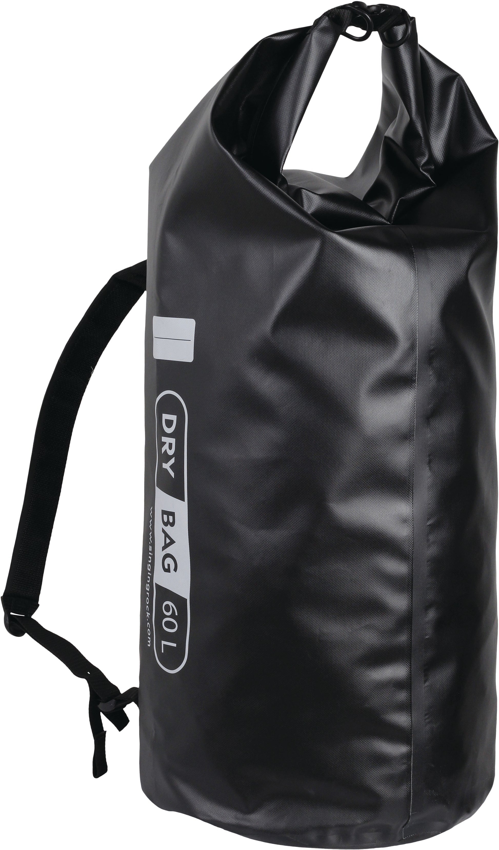 Singing Rock 60L Black Dry Bag – Waterproof Storage for Outdoor Adventures