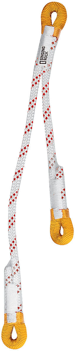 SINGING ROCK Lanyard V 25/45 cm (10/17 inches) for Climbing and Safety