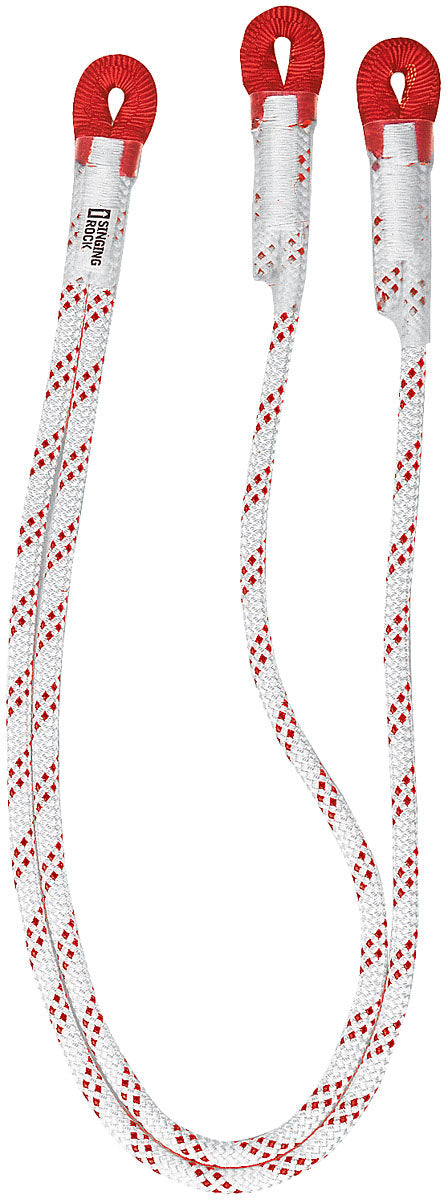SINGING ROCK V Lanyard 40/40 Inch (100/100 cm) for Climbing and Safety