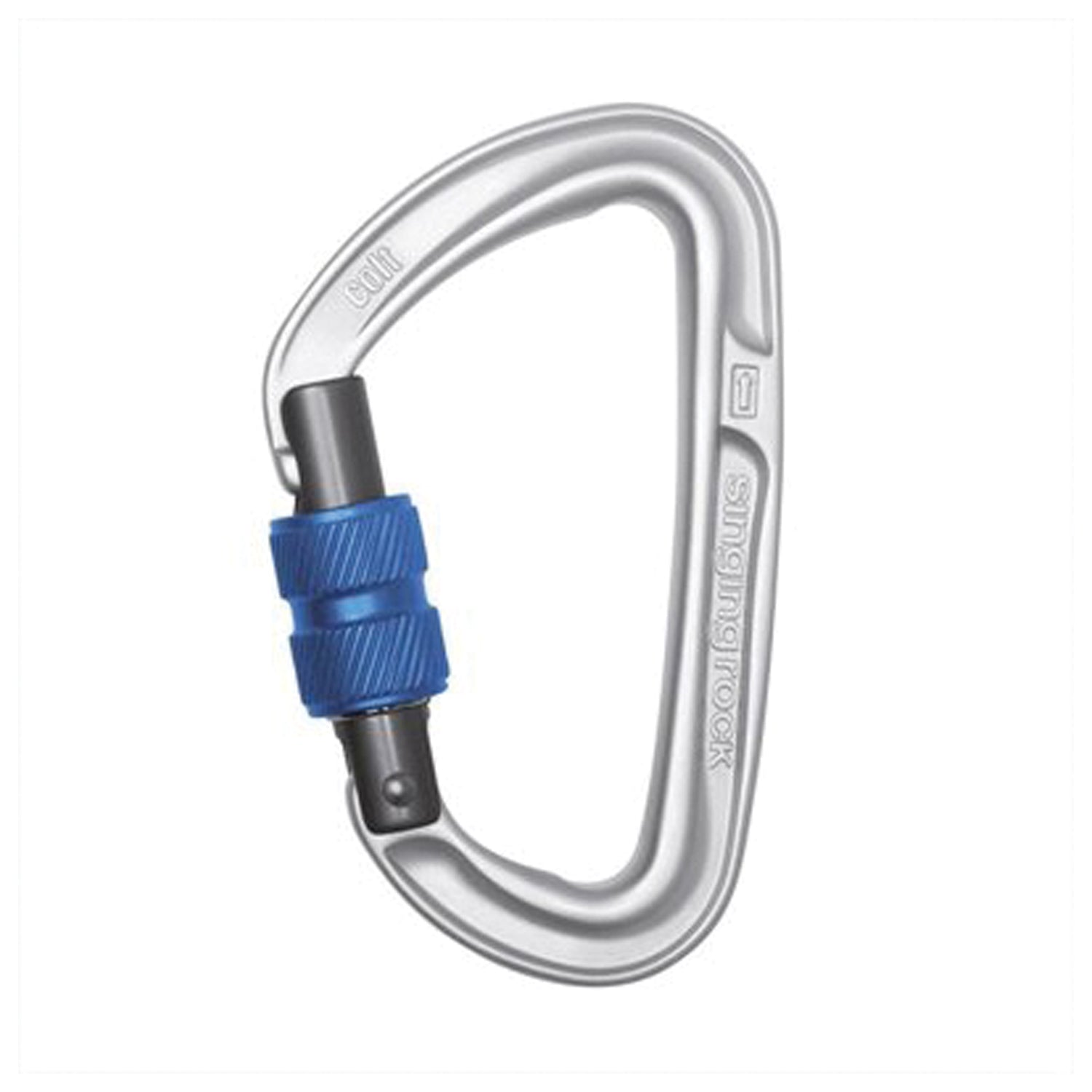 Singing Rock Colt Locking Carabiner - Anodized Aluminum for Climbing and Safety