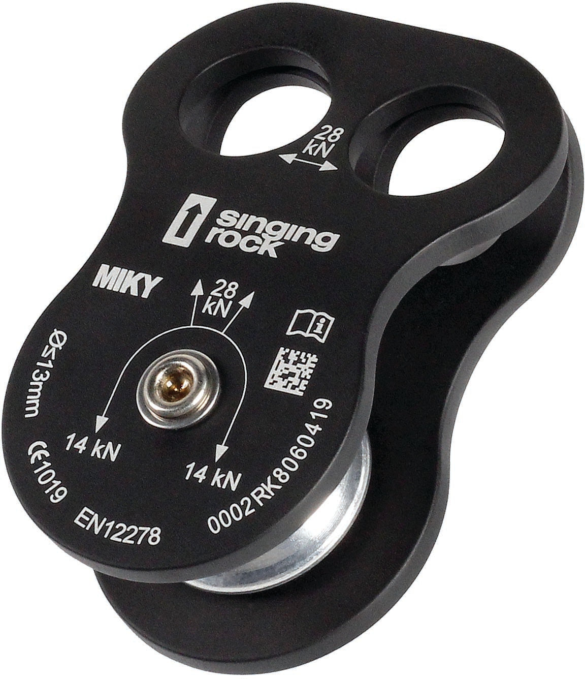 SINGING ROCK Pulley Miky – Lightweight and Durable Climbing Pulley for Rigging and Rescue
