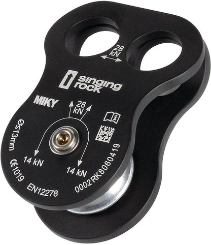 SINGING ROCK Pulley Miky – Lightweight and Durable Climbing Pulley for Rigging and Rescue