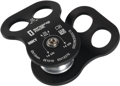 SINGING ROCK Pulley Miky – Lightweight and Durable Climbing Pulley for Rigging and Rescue