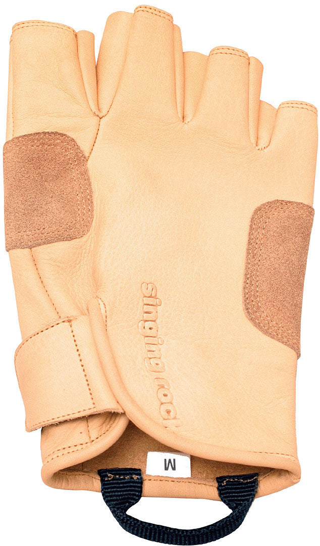 Singing Rock Grippy 3/4 Leather Glove XL - Comfortable Climbing Hand Protection
