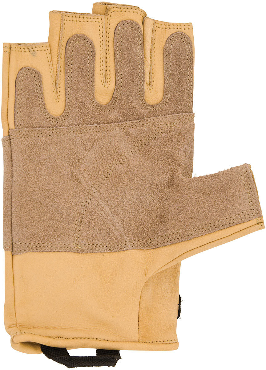 Singing Rock Grippy 3/4 Leather Glove XL - Comfortable Climbing Hand Protection
