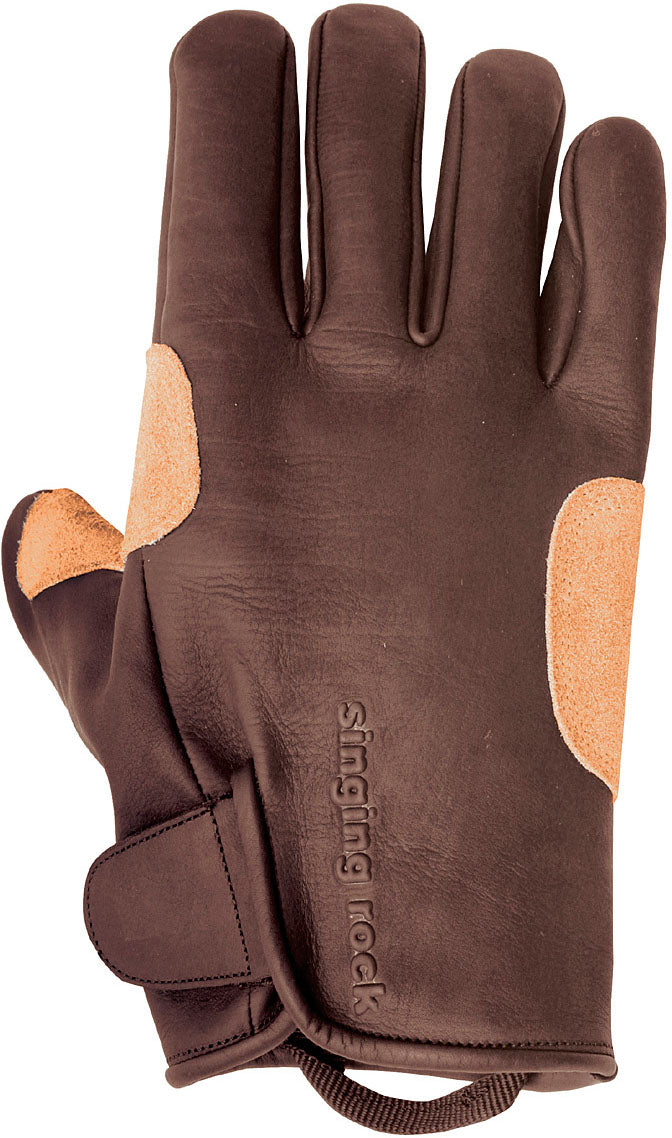 Singing Rock Grippy Leather Glove Size S 8 – Durable Climbing and Work Glove