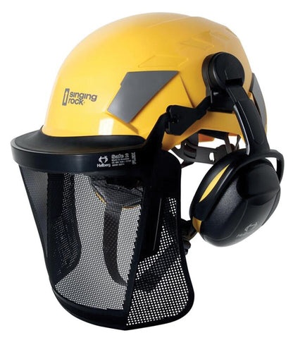 Singing Rock Safe Steel Mesh Visor - Durable Protective Gear
