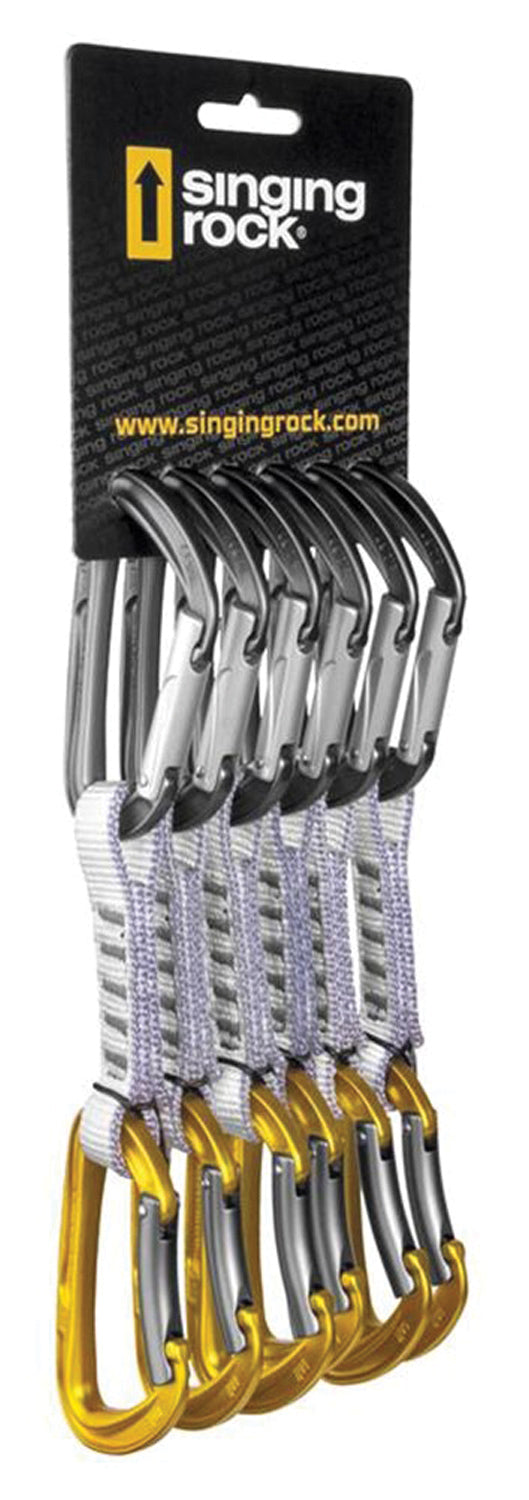 Singing Rock Colt 16 Quickdraw 6 Pack - Durable Climbing Gear for Safe Ascents