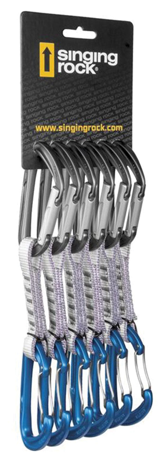 SINGING ROCK Colt 16 Quickdraw Mi X 6 Pack - Durable Climbing Gear for Safety and Performance