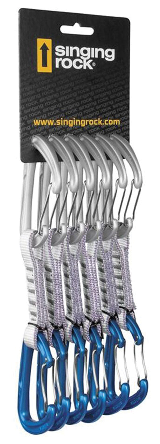 Singing Rock Colt 16 Quickdraw Wire 6 Pack - Durable Climbing Gear for Safety and Performance