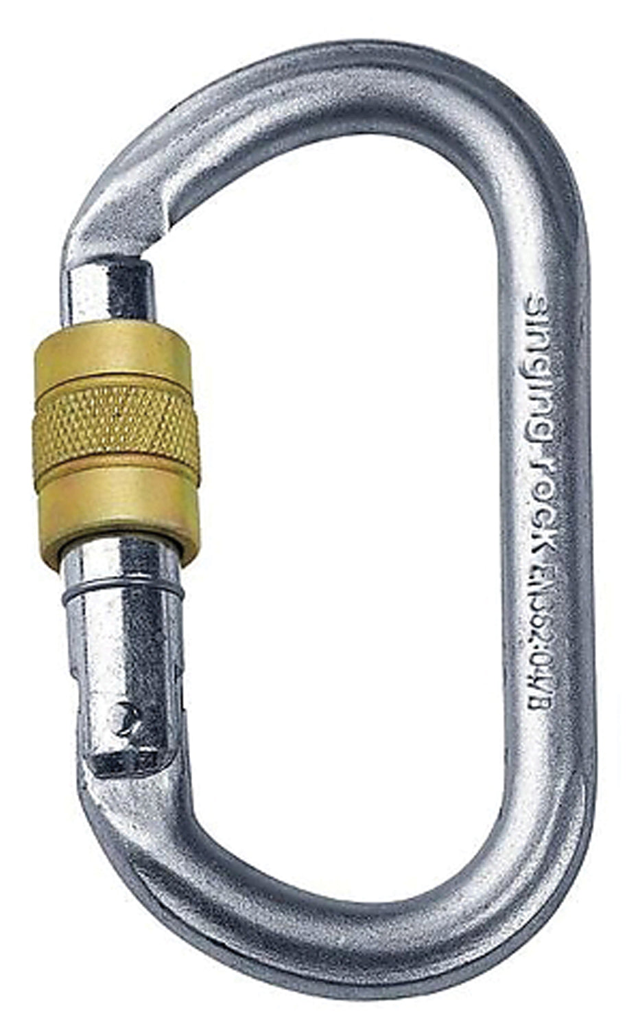 Singing Rock Steel Oval SG Carabiner - Durable Climbing Gear