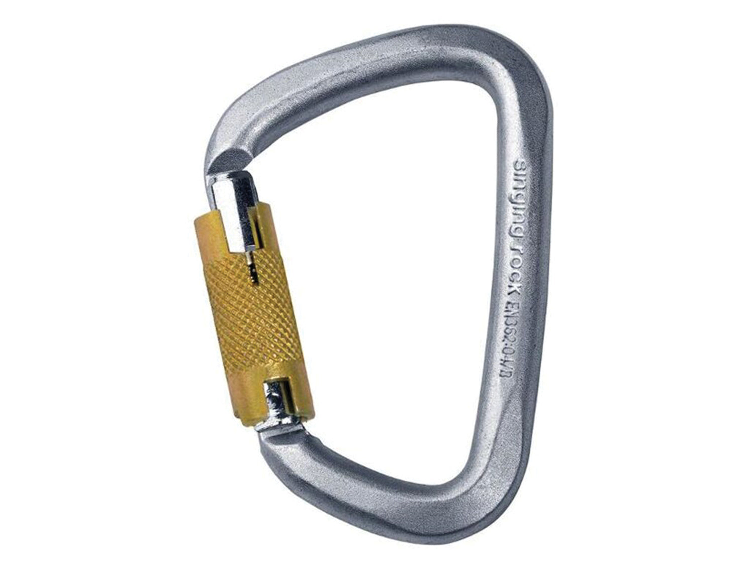SINGING ROCK Steel D Carabiner 3 AL - Heavy-Duty Climbing Gear