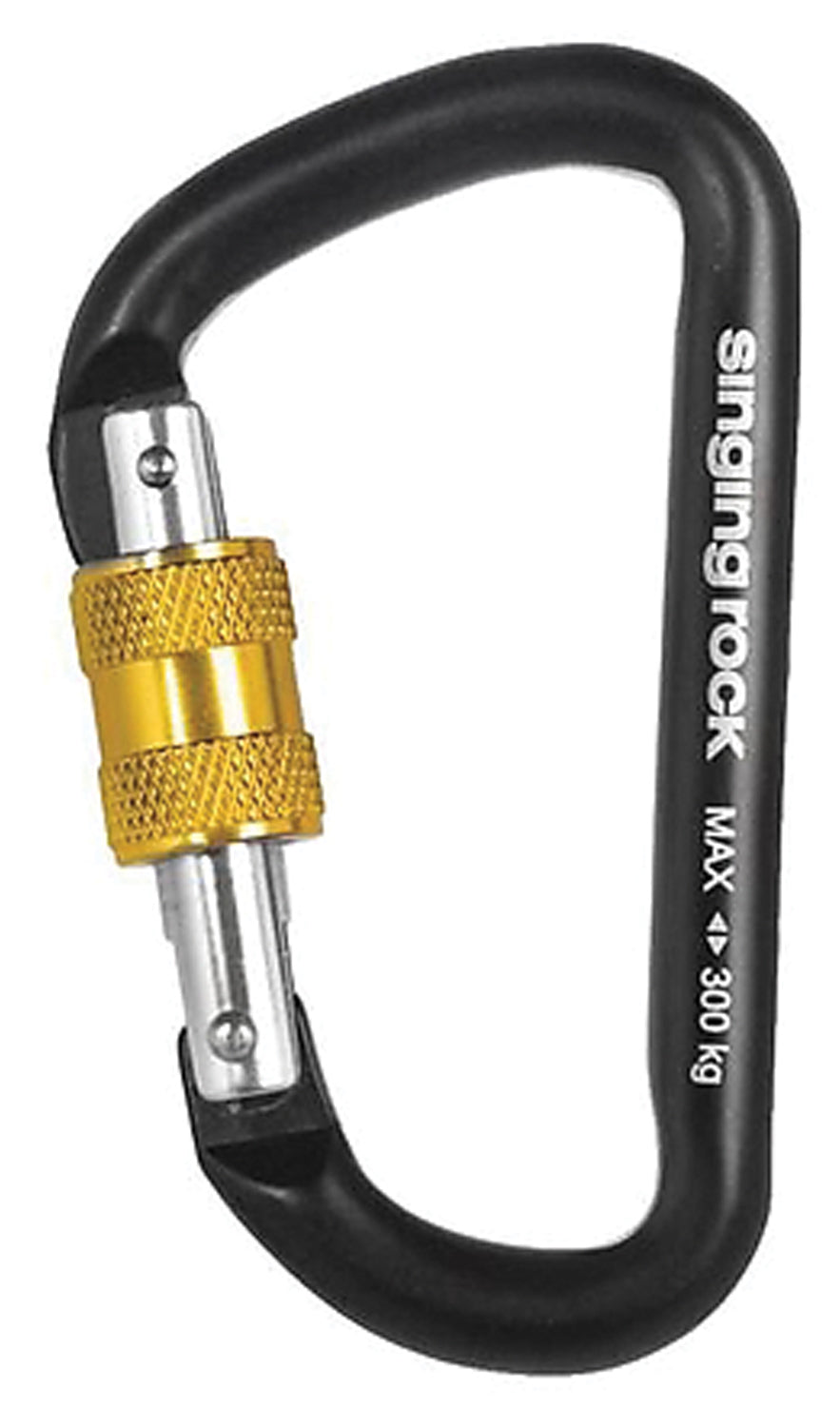 Singing Rock Mini D SG Accessory Carabiner - Compact Lightweight Climbing Gear