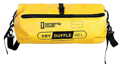 Singing Rock Dry Duffle 40 L Yellow - Waterproof Gear Bag for Climbing and Outdoor Activities