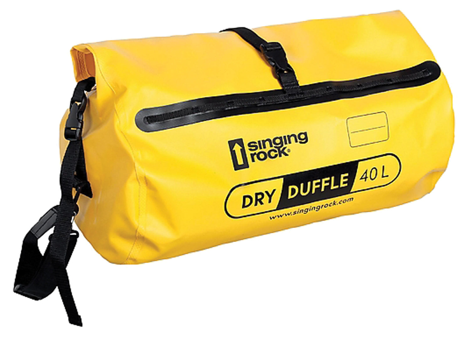 Singing Rock Dry Duffle 40 L Yellow - Waterproof Gear Bag for Climbing and Outdoor Activities