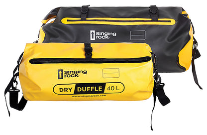 Singing Rock Dry Duffle 40 L Yellow - Waterproof Gear Bag for Climbing and Outdoor Activities