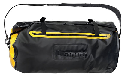 SINGING ROCK Dry Duffle 60L Black/Yellow - Waterproof Gear Bag for Climbing and Outdoor Adventures