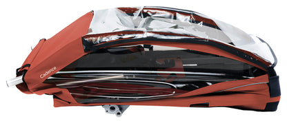 Thule Cadence Trailer in Red - Durable and Compact Bike Trailer for Kids and Cargo