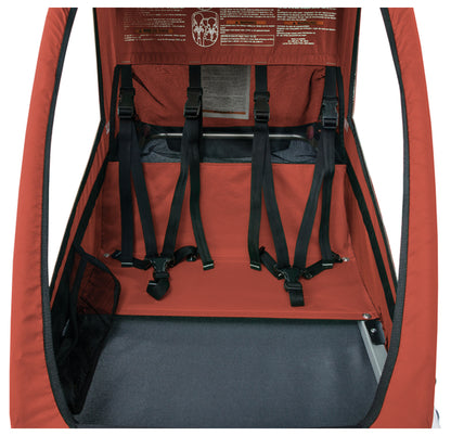 Thule Cadence Trailer in Red - Durable and Compact Bike Trailer for Kids and Cargo