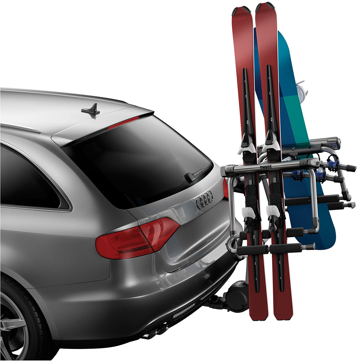 Thule Tram Hitch Ski Carrier – Secure Roof Rack Snowboard and Ski Storage
