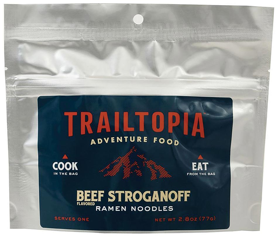 Trailtopia Beef Stroganoff Ramen - Delicious Ready-to-Eat Meal
