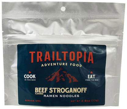 Trailtopia Beef Stroganoff Ramen - Delicious Ready-to-Eat Meal