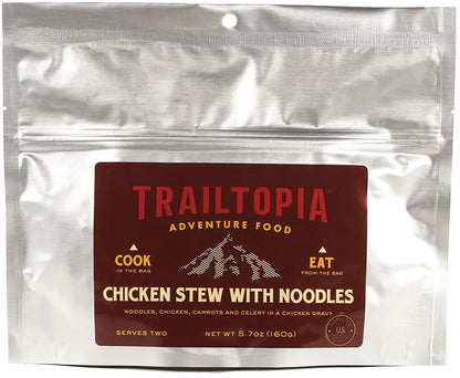 TrailTopia Chicken Stew with Noodles - Premium Dog Food, 20 oz