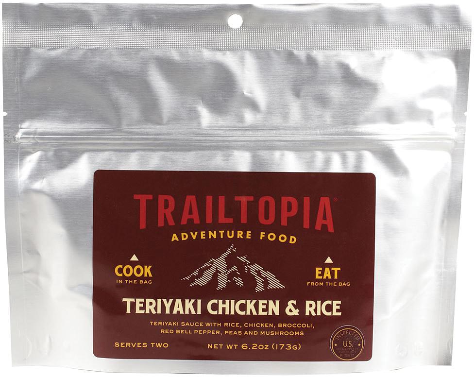 TrailTopia Teriyaki Chicken with Rice - Ready-to-Eat Meal for Outdoor Adventures