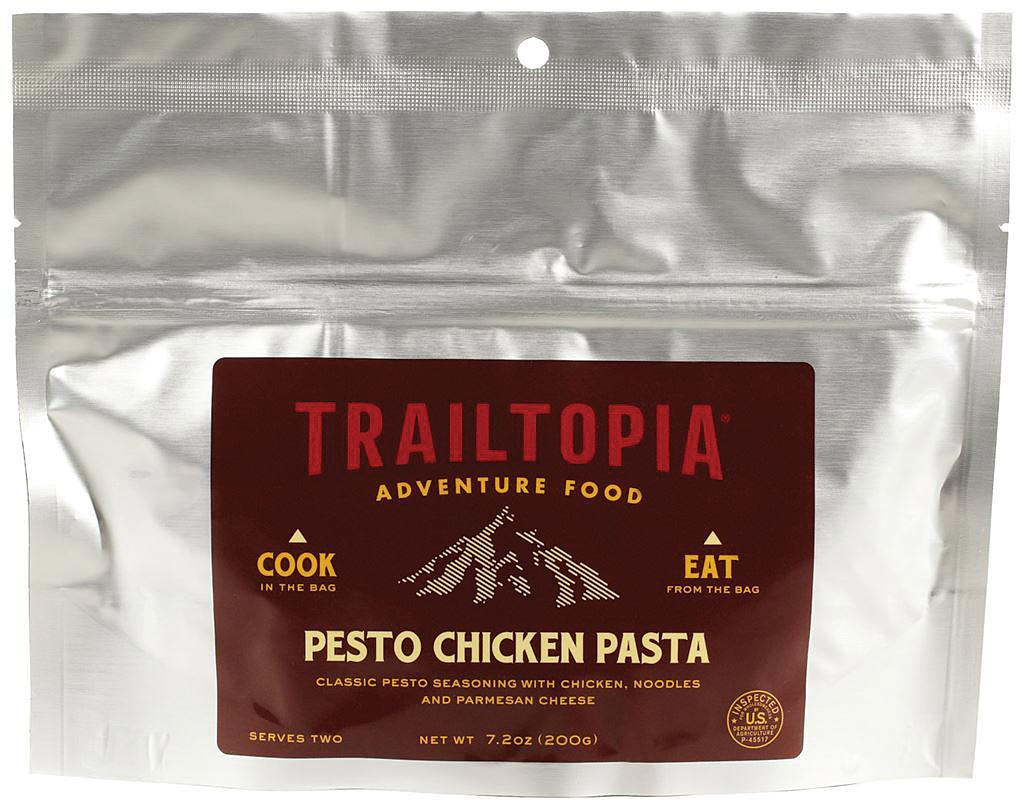 TRAILTOPIA Pesto Chicken Pasta - Ready-to-Eat Meal for Outdoor Adventures