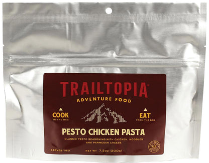 TRAILTOPIA Pesto Chicken Pasta - Ready-to-Eat Meal for Outdoor Adventures