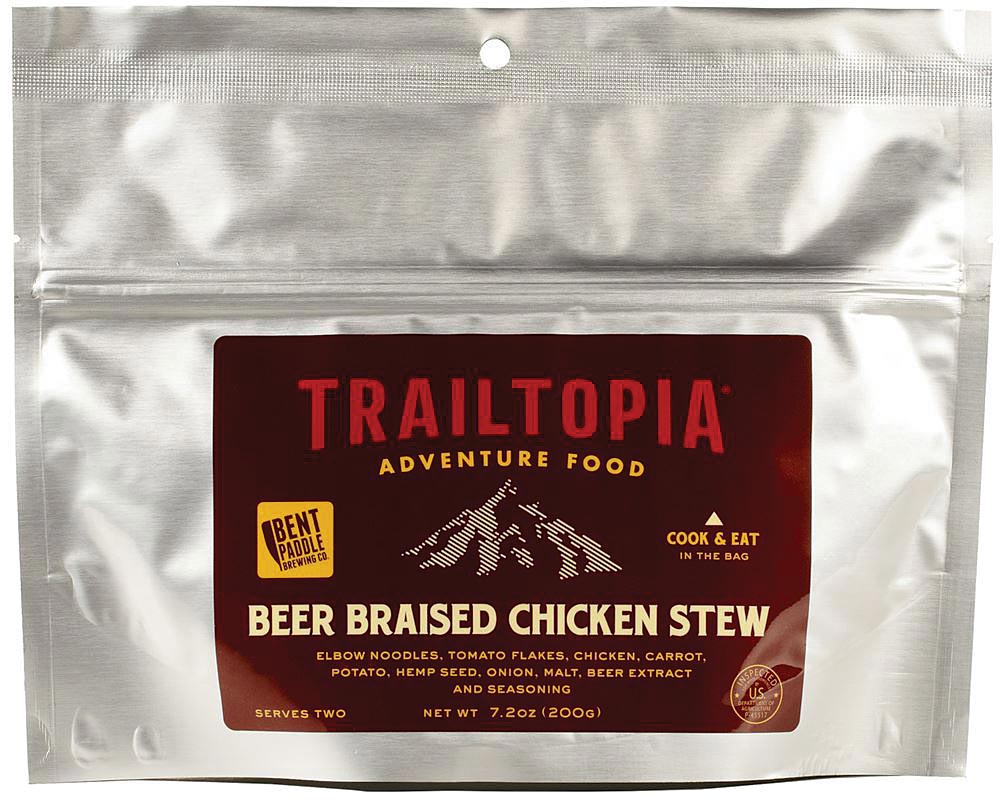TRAILTOPIA Beer Braised Chicken Stew - 16 oz Premium Ready-to-Eat Meal