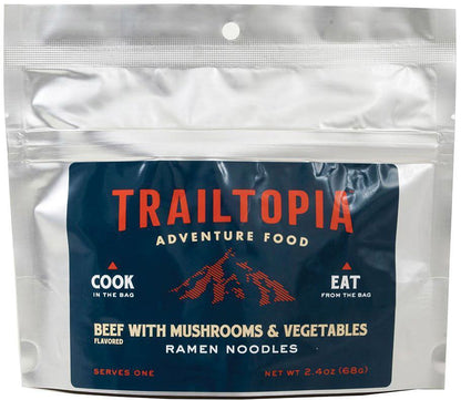 TRAILTOPIA Beef with Veg Ramen Gluten-Free, 3.5 oz
