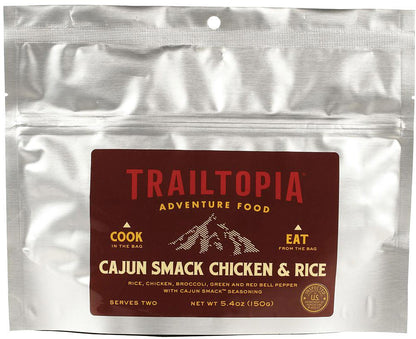 TrailTopia Cajun Chicken and Rice Gluten-Free Meal