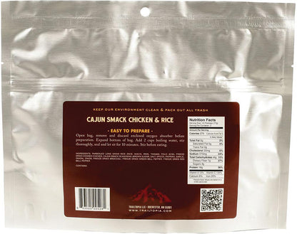 TrailTopia Cajun Chicken and Rice Gluten-Free Meal