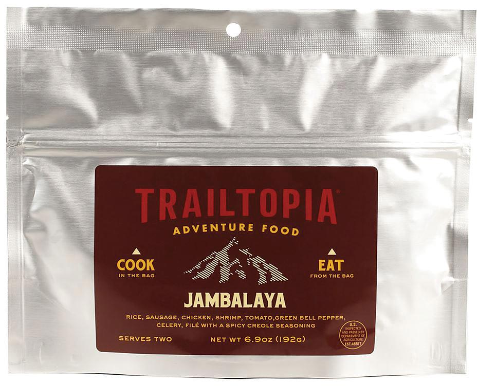 TRAILTOPIA Jambalaya GF - Gluten-Free Camping Food Pack