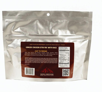 Trailtopia Ginger Chicken Stir Fry Gluten-Free Meal