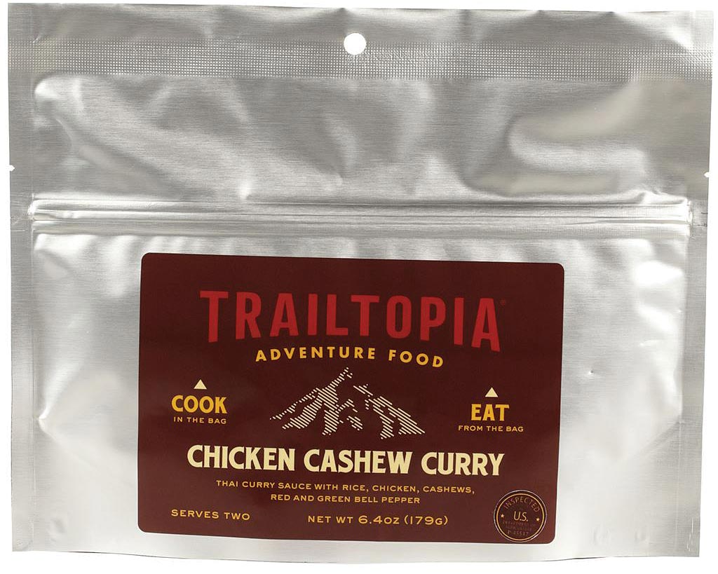 TRAILTOPIA Chicken Cashew Curry GF - 16 oz Delicious Gluten-Free Meal