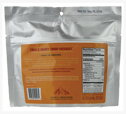 TRAILTOPIA Triple Berry Crisp GF - Gluten-Free Trail Snack