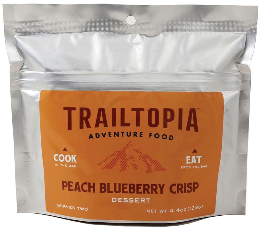 TrailTopia Peach Blueberry Crisp - Delicious Fruit Snack with Natural Flavors