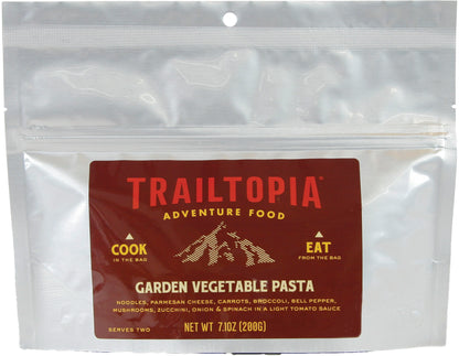 TRAILTOPIA Garden Vegetable Pasta - Nutritious and Convenient Meal