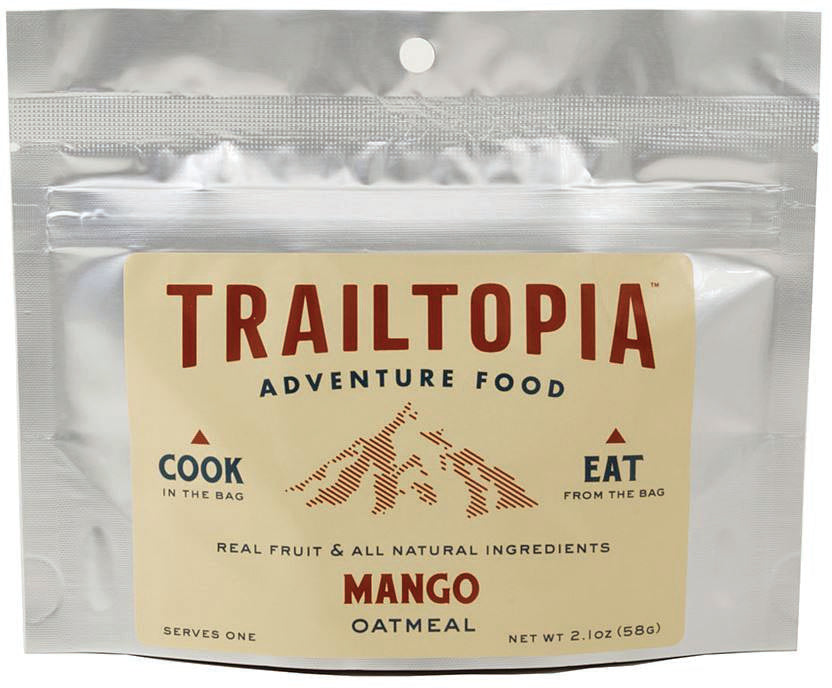 TRAILTOPIA Mango Oatmeal - Nutritious and Tasty Breakfast Option