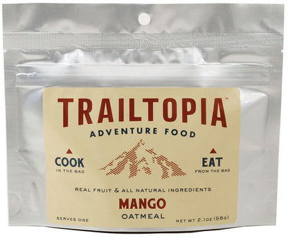 TRAILTOPIA Mango Oatmeal - Nutritious and Tasty Breakfast Option