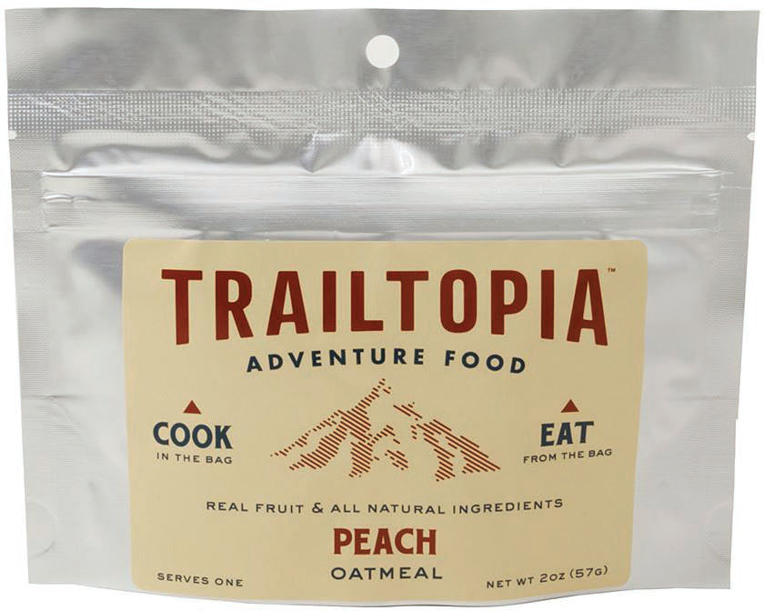 TRAILTOPIA Peach Oatmeal Energy Bar for On-the-Go Nutrition