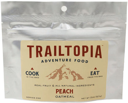 TRAILTOPIA Peach Oatmeal Energy Bar for On-the-Go Nutrition