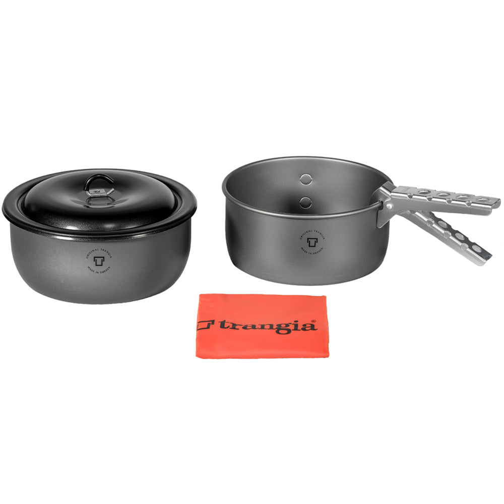 TRANGIA Tundra 2 Hard Anodized Camping Cookware Set by TRANGIA