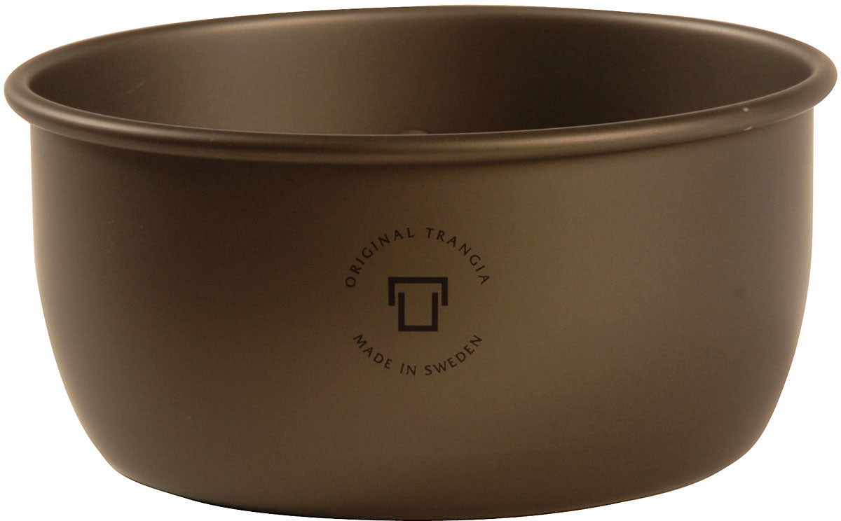 TRANGIA 27 Hard Anodized Pan Inner 1 Liter – Durable Non-Stick Cookware for Camping and Outdoor Cooking by TRANGIA
