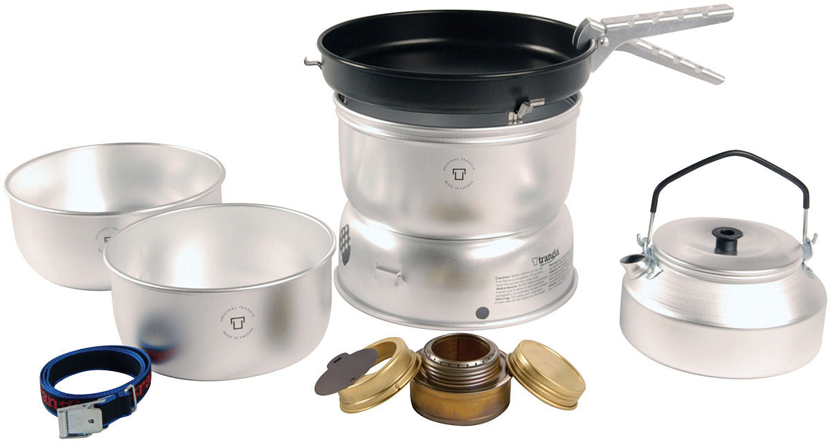 TRANGIA 25-4 Ul Non-Stick Stove Kit - Compact Cooking Solution by TRANGIA